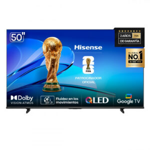 Televisor Smart TV HISENSE  50" QLED - UHD 4K - Sistema Operativo: Google TV